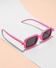 KIDLINGSS Solid Square Detailed Sunglasses - Pink
