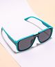 KIDLINGSS Mode Text Detailed Shield Sunglasses - Green