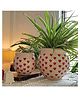 Niyara Multicolor Designer Handmade Handi Combo Ceramic planters Pot