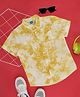 YU by Pantaloons Half Sleeves Tie Dye Shirt - Yellow