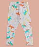 Pantaloons Junior Unicorn Printed Leggings - White