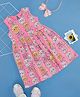 Pantaloons Junior Sleeveless Floral Printed Dress - Sachet Pink