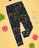 Pantaloons Junior Abstract Printed Leggings - Black Forest