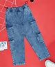 Pantaloons Junior Cotton Mild Washed Jeans - Light Blue