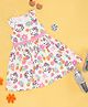 Pantaloons Junior Hello Kitty Featuring Cambric Sleeveless Character Printed Dress - Bright White