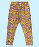 Pantaloons Junior Floral Printed Leggings - Cream