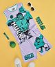 Pantaloons Junior Marvel Avengers Featuring Sleeveless Incredible Hulk Printed Coordinating Tee & Shorts Set - Deep Forest