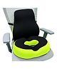 Sleepsia Gel Infused Lumbar Support for Back Pain Relief with Donut Pillow - Chair Seat Cushions, Improves Back Posture (Combo)
