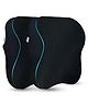 Sleepsia Ultimate Home & Car Neck Rest Pillow | 100% Memory Foam Car Ergonomic Seat Headrest Neck Pillow for Cervical Support - (Large, Black) Suitable for All Cars ( Pack of 2)