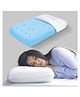 Sleepsia Memory Foam Pillows | Cooling Gel Orthopedic Bed Pillow for Sleeping - Ergonomic & Neck Pain Relief | Back Sleeper, Side Sleeper & Stomach Sleepers (Gel Ventilated, Medium White)
