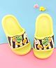 Oh! Pair Sliders with Dino Applique - Green