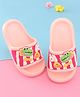 Oh! Pair Slip On Clogs with Crocodile Applique - Pink