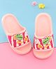 Oh! Pair Slip On Clogs with Crocodile Applique - Pink