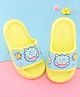 Oh! Pair Slip On Clogs with Monster Applique - Yellow