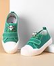 Cute Walk by Babyhug Casual Shoes with Velcro Closure Panda Applique - Green
