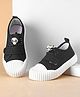 Cute Walk by Babyhug Casual Shoes with Velcro Closure Panda Applique - Black