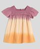 Somersault Half Sleeves Ombre Dress  - Multi