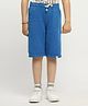 Somersault Solid Cotton Shorts - Blue