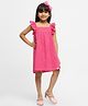 Somersault  Sleeveless Schiffli Embroidered Dress - Pink
