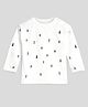 Somersault  Full Sleeves Pine Tree Printed Tee - White