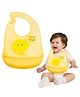 FunBlast Lemon Print Silicone Baby Bib with Adjustable Strap for Feeding & Weaning