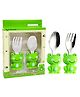 FunBlast Frog Shaped Spoon and Fork Set for Kids  2 Pcs