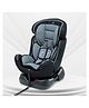 R for Rabbit Convertible Baby Car Seat Jack N Jill Grand Innovative ECE R44/04 Safety Certified Car Seat for Kids of 0 to 7 Years Age with 3 Recline Position (Black Grey)