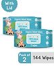 Momamia 99% Aqua Water Wipes - Pack of 2 (72 count Wipes pack)