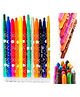 Nicres Color Wax Crayon 12 Small Colors Non Toxic Crayon For School Students Kids Drawing Promotion - Multicolour
