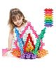 Nicres 200 Pieces Building Blocks Kids STEM Toys Educational Building Toys Discs Sets Interlocking Solid Plastic for Preschool Kids Boys and Girls Aged 3+, Safe Material Creativity Kids Toys