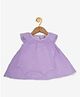 Creative Kids Sleeveless Swiss Dot Printed Onesie Dress - Purple