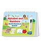 My First Alphabet and Numbers Busy Puzzle Book : Activity Binder book for kids, Montessori Book with Hook and Loop, Spiral Binding Book, Splash and Tear Proof - Activity Play Book for Kids, Learning Book for Preschool Kids.