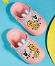 PASSION PETALS Sheep Embossed & Bunny Detailed Clogs - Pink