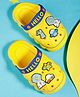 PASSION PETALS Star & Space Theme Embossed Clogs - Yellow