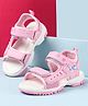 Cute Walk by Babyhug Velcro Closure Sandals - Pink