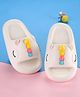 Oh! Pair Slip On Sliders - White