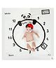 MOMISY Soft L 100 x B 100 cm, Milestone Blanket for Baby, Light and Thin Flannel Blanket Background for Baby New Born Blanket Photoshoot Props Panda - Multicolour
