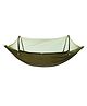 Kuber Industries Camping Hammock with Mosquito Net |Swing Sleeping Hammock Bed with Net | Nylon Hammock For Indoor - Outdoor | Green