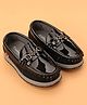 Cute Walk by Babyhug Slip On Formal Shoes - Black