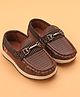 Cute Walk by Babyhug Formal & party Wear Slip On Shoes - Coffee