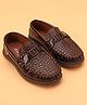 Cute Walk by Babyhug Formal Slip On Shoes - Dark Brown