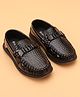 Cute Walk by Babyhug Formal Slip On Shoes - Black