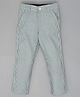 YOUMAA Cotton Striped Chino Trousers - Green