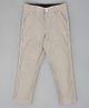 YOUMAA Cotton Striped Chino Trousers - Mustard