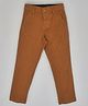 YOUMAA Cotton Solid Chino Trousers - Khaki
