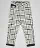 YOUMAA Cotton  Checked Chino Trousers - Green