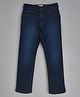 YOUMAA Mild Washed Stretchable Denim Jeans - Blue