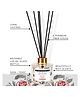 Soul & Scents Classicrose Fragrance 120 ml Reed Diffuser Set of 2 with 12 reed sticks