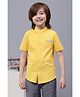One Friday Half Sleeves Solid Shirt - Yellow