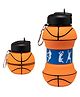 New Pinch 500 ml Portable Collapsible Silicone Basketball Sipper Water Bottle for Kids